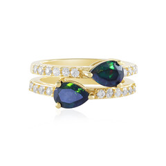 Zilveren ring met Mezezo opalen (Adela Silber)