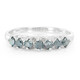 Zilveren herenring met Fancy diamanten