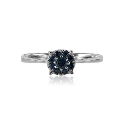 Zilveren ring met een Hemelsblauwe Diamant I1