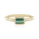 Gouden ring met een groene Benedito toermalijn (Adela Gold)