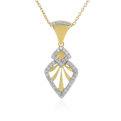Gouden halsketting met Loepzuivere (F) Diamanten (LUCENT DIAMONDS)