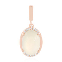 Zilveren hanger met een witte maansteen