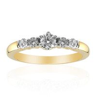 Gouden ring met een Diamant SI1 (G)