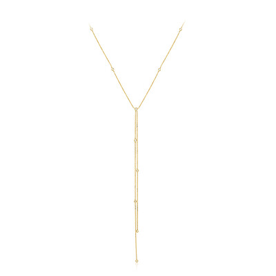 Gouden halsketting met een SI1 (H) Diamant