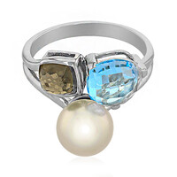 Gouden ring met een Akoya parel