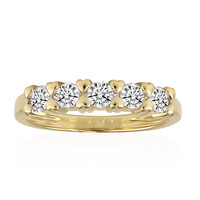 Gouden ring met IF Diamanten (D)