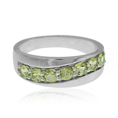 Zilveren ring met Mali Granaten