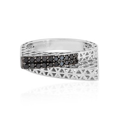 Gouden ring met zwarte diamanten (Ornaments by de Melo)