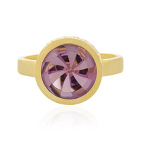 Zilveren ring met een amethist