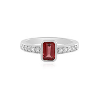 Zilveren ring met een Mozambique granaat