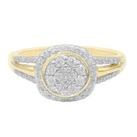 Gouden ring met Diamanten SI1 (G)