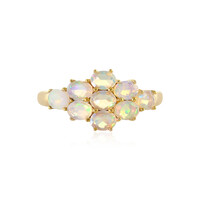 Zilveren ring met Welo-opalen