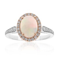 Gouden ring met een AAA Welo-opaal (CIRARI)