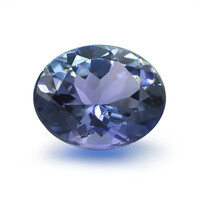 Edelsteen met een Onverhitte Tanzaniet 2,607 ct