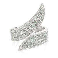 Zilveren ring met Paraiba toermalijnen