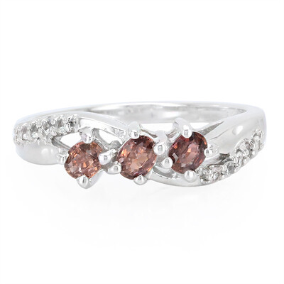 Zilveren ring met Kleurwissel Saffieren