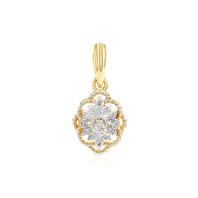 Zilveren hanger met I2 (I) Diamanten