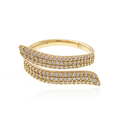 Gouden ring met Loepzuivere (F) Diamanten (LUCENT DIAMONDS)