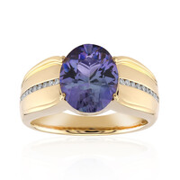 Gouden ring met een Kunar Apatiet (de Melo)