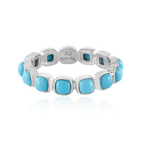 Zilveren ring met Sleeping Beauty Turkooisen