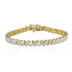 Zilveren armband met I3 (I) Diamanten