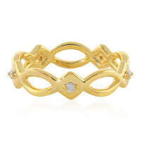 Zilveren ring met I2 (H) Diamanten