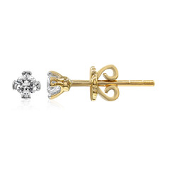 Gouden oorbellen met Diamanten SI1 (G)