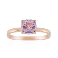 Zilveren ring met een kunziet