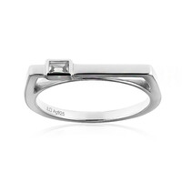 Zilveren ring met een zirkoon