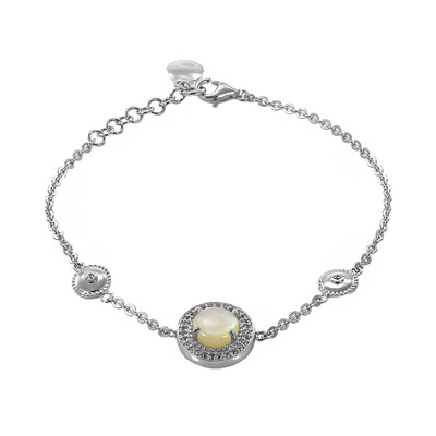 Zilveren armband met een Abalone schelp