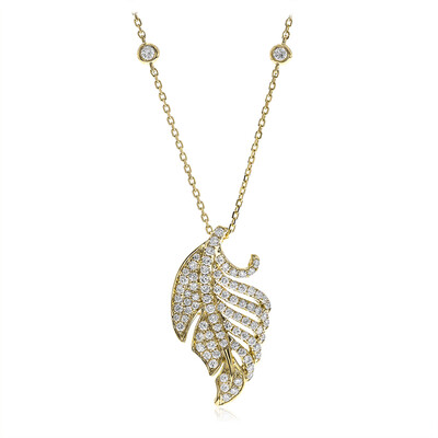 Gouden halsketting met I1 (H) Diamanten (CIRARI)