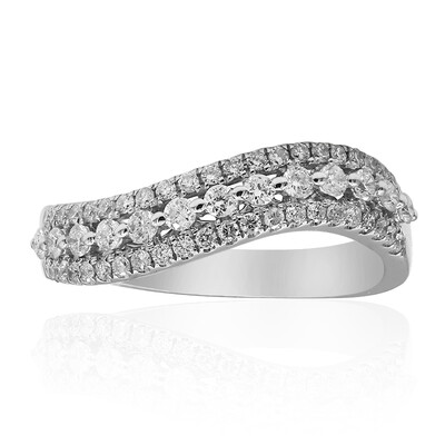 Gouden ring met SI2 (H) Diamanten (CIRARI)