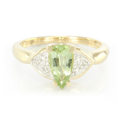 Gouden ring met een Paraiba toermalijn