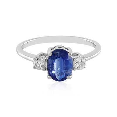Zilveren ring met een kyaniet