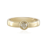 Gouden ring met een I2 Bruine Diamant