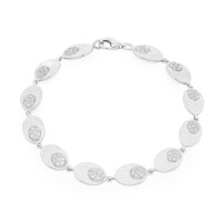 Zilveren armband met zirkonen