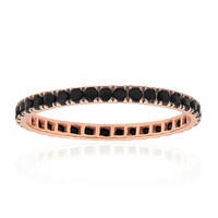 Gouden ring met zwarte onyxen (Estée Collection)