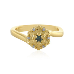 Zilveren ring met een I3 Champagne Diamant