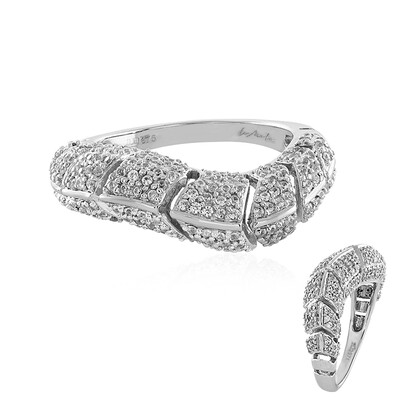Gouden ring met zirkonen (de Melo)