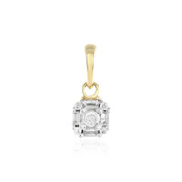 Gouden hanger met SI1 (H) Diamanten