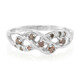Zilveren ring met Fancy diamanten