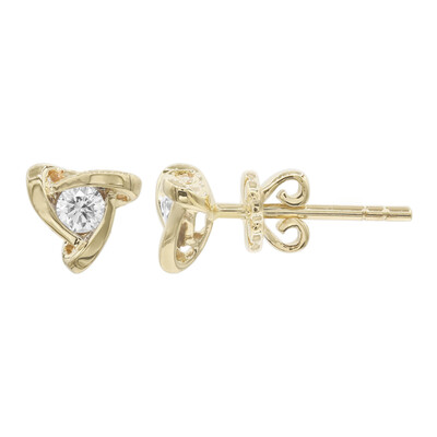 Gouden oorbellen met SI diamanten