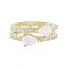 Zilveren ring met Welo-opalen (Adela Silber)