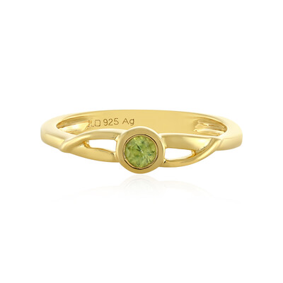 Zilveren ring met een Capelinha sfeen