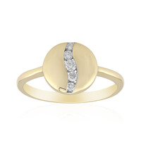 Gouden ring met een Diamant SI1 (G)