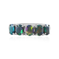 Zilveren ring met Mezezo opalen
