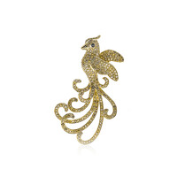 Gouden hanger met SI2 Fancy Diamanten (CIRARI)