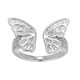 Zilveren ring met witte topaasstenen (Adela Silber)