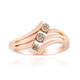 Gouden ring met SI1 Argyle Rose De France Diamanten (Annette)