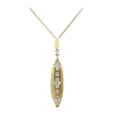 Gouden halsketting met I1 (H) Diamanten (CIRARI)